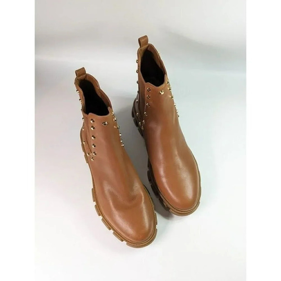 Michael Kors Women's Ridley Studded Lug-Sole Chelsea Booties Size 9.5 MSRP $225 - Picture 3 of 10